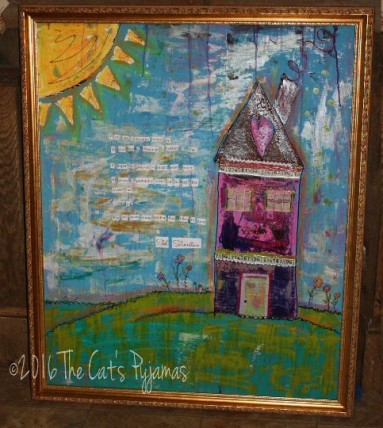 Mixed Media House Painting